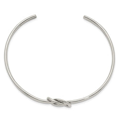 Sterling Silver Knot Bangle QB1245