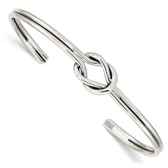 Sterling Silver Knot Bangle QB1245