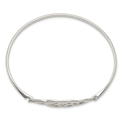 Sterling Silver Polished Celtic Bangle QB1246