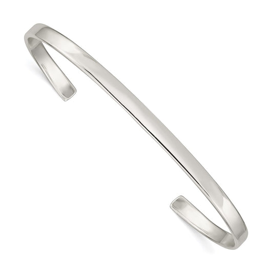Sterling Silver Cuff Bangle QB1273