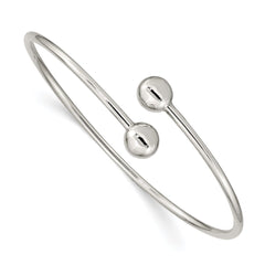 Sterling Silver Flexible Bangle QB1308