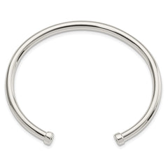 Sterling Silver Polished Cuff Bangle QB1365