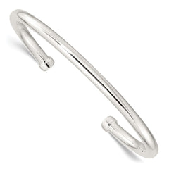 Sterling Silver Polished Cuff Bangle QB1365