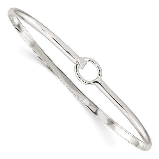 Sterling Silver Bangle Bracelet QB15