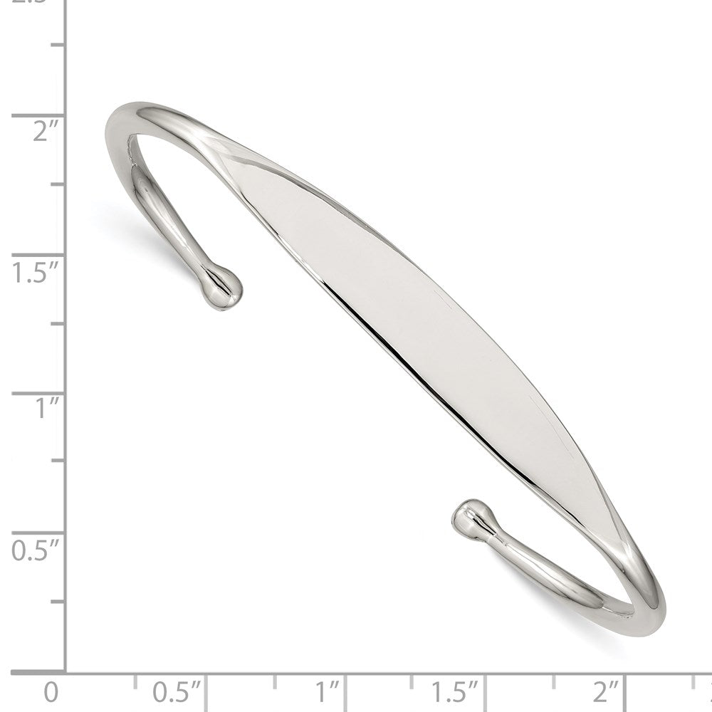 Sterling Silver Cuff Bangle QB269