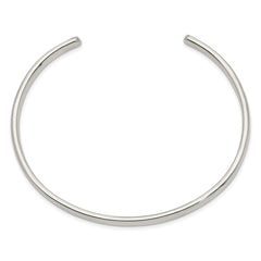 Sterling Silver 4mm Cuff Bangle QB311