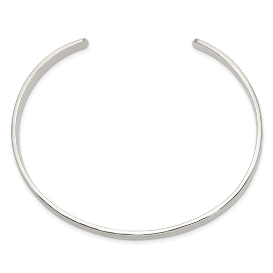 Sterling Silver 5mm Cuff Bangle QB322