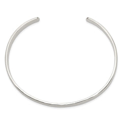 Sterling Silver 5mm Cuff Bangle QB322