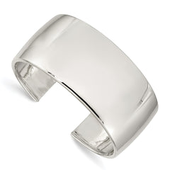 Sterling Silver 30mm Cuff Bangle Bracelet QB341