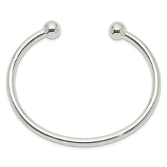 Sterling Silver 4mm Bangle Bracelet QB419
