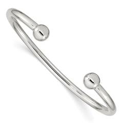 Sterling Silver Cuff Bangle Bracelet QB420
