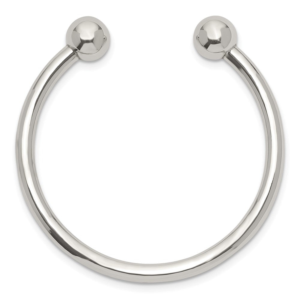 Sterling Silver Polished Baby Cuff Bangle Bracelet QB429