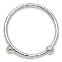 Sterling Silver Polished Flexible Baby Bangle Bracelet QB430