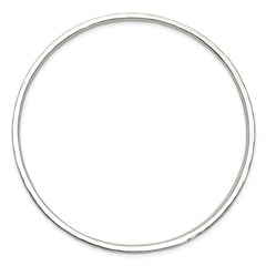 Sterling Silver Hammered Slip-on Bangle QB550
