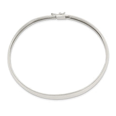 Sterling Silver 8mm Polished Flexible Bangle QB616