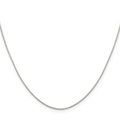 Sterling Silver .8mm 8 Sided Diamond-cut Box ChainQBR015