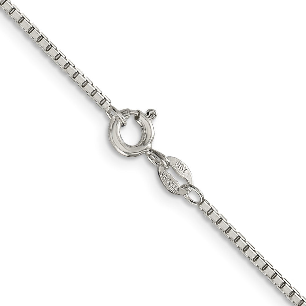 Sterling Silver 1.5mm 8 Sided Diamond-cut Box ChainQBR028