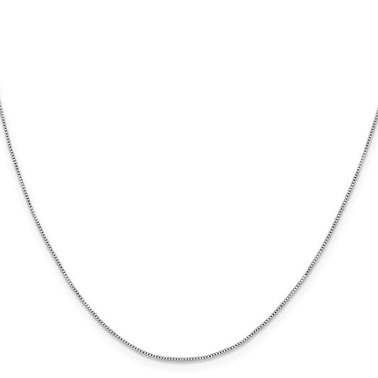 Sterling Silver .6mm Box ChainQBX012
