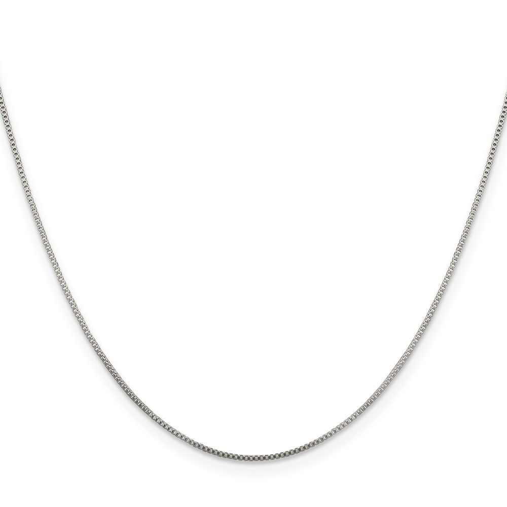 Sterling Silver .8mm Box ChainQBX015