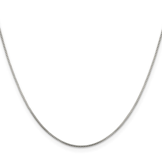 Sterling Silver .8mm Box ChainQBX015