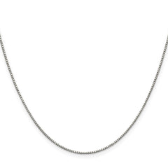 Sterling Silver .9mm Box ChainQBX019