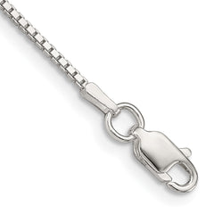 Sterling Silver 1.25mm Box Chain QBX024-8