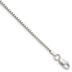 Sterling Silver 1.4mm Box Chain QBX026-8