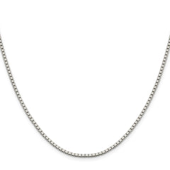 Sterling Silver 1.9mm Box ChainQBX037