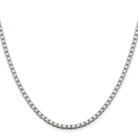 Sterling Silver 3.25mm Box ChainQBX060