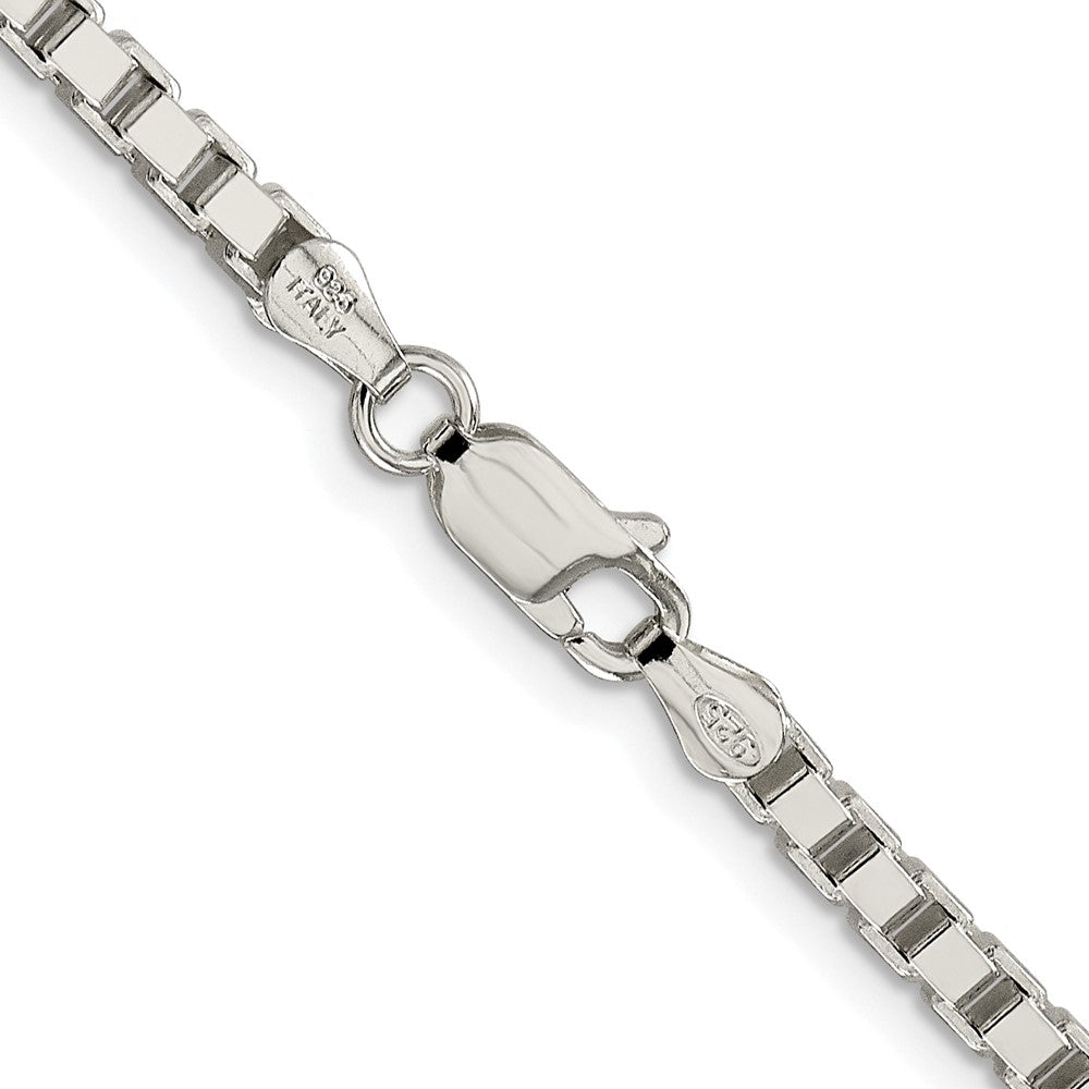 Sterling Silver Rhodium-plated 3.25mm Box ChainQBX060R
