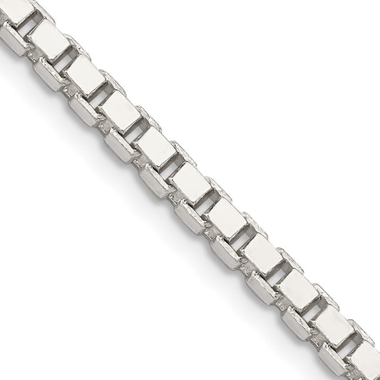 Sterling Silver 3.25mm Box ChainQBX060