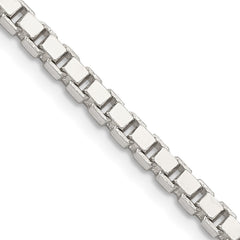Sterling Silver 3.25mm Box ChainQBX060