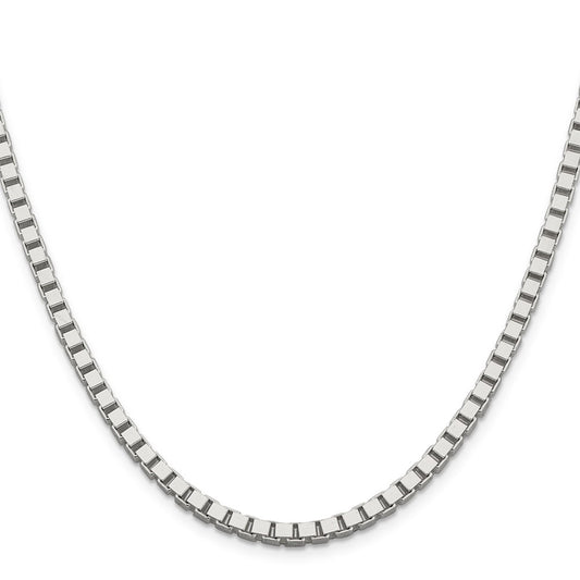 Sterling Silver 3.75mm Box ChainQBX065