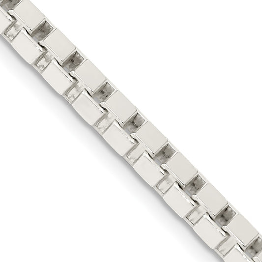 Sterling Silver 3.75mm Box ChainQBX065