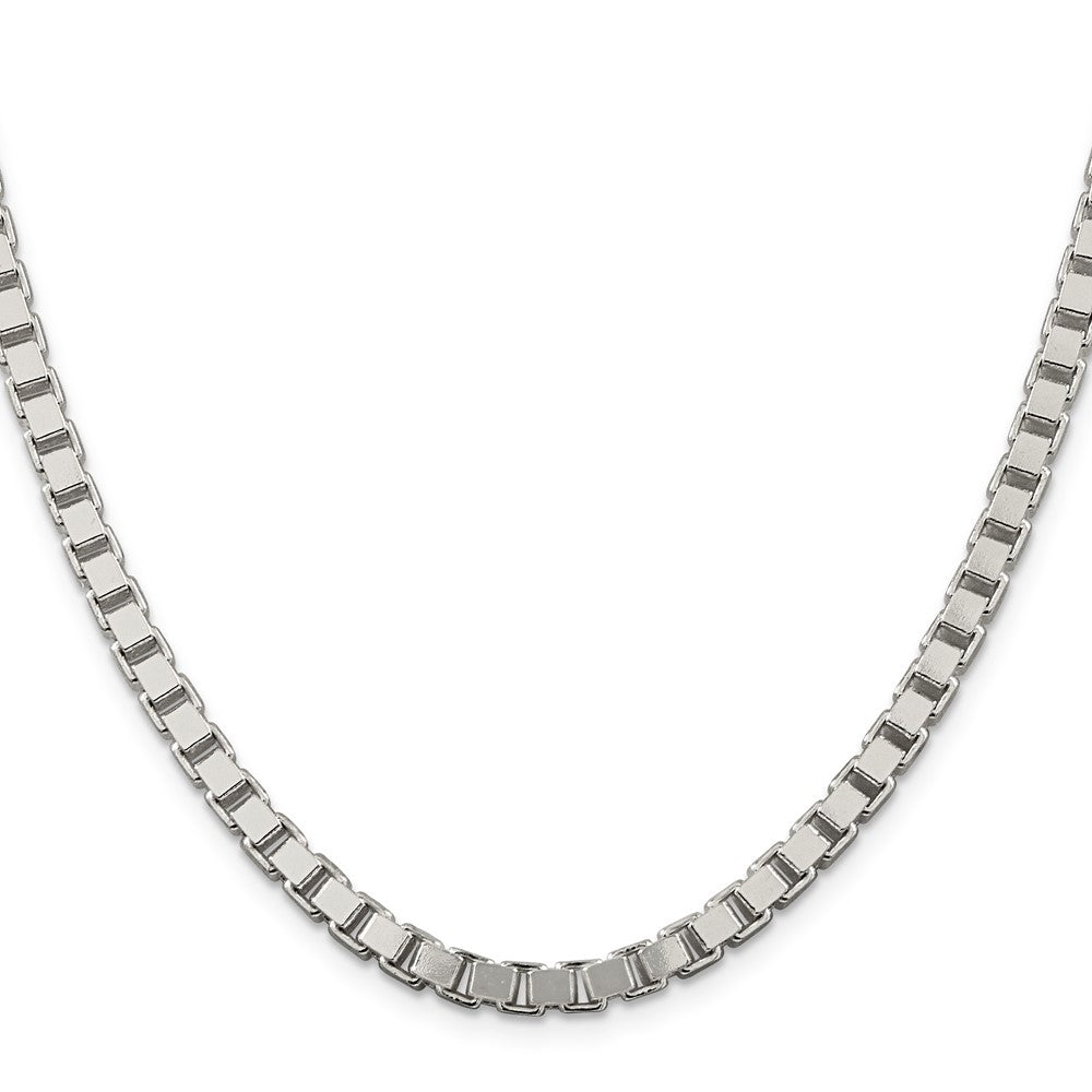 Sterling Silver 4.5mm Box ChainQBX100