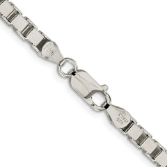 Sterling Silver 4.5mm Box ChainQBX100