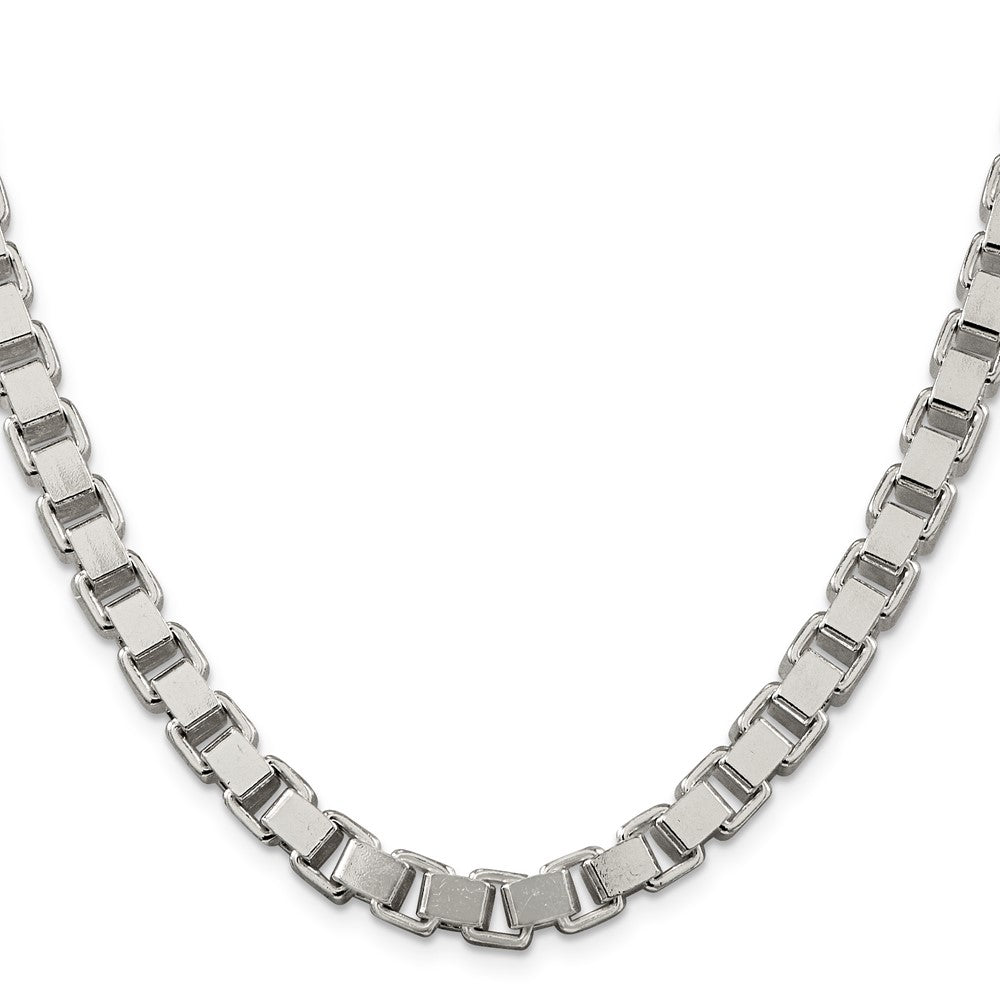 Sterling Silver 7mm Box ChainQBX120