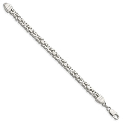 Sterling Silver 6mm Byzantine Chain QBZ150-8
