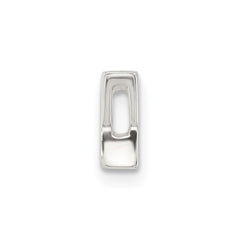 Sterling Silver E-coated Letter Y Slide Charm QC11488Y