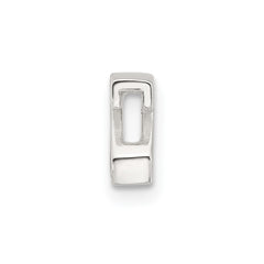 Sterling Silver E-coated Letter Z Slide Charm QC11488Z