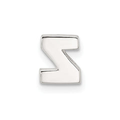 Sterling Silver E-coated Letter Z Slide Charm QC11488Z