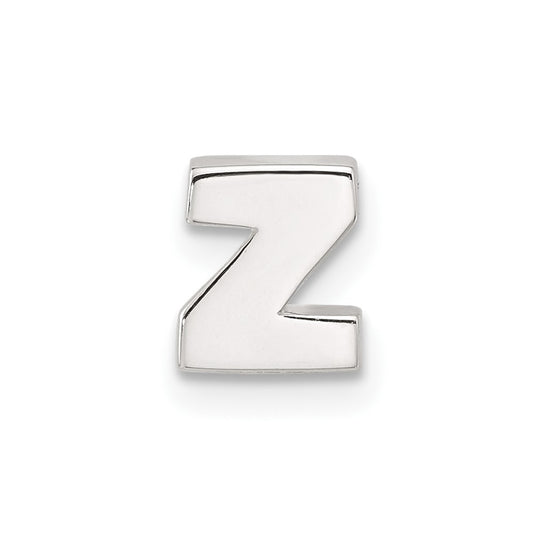 Sterling Silver E-coated Letter Z Slide Charm QC11488Z