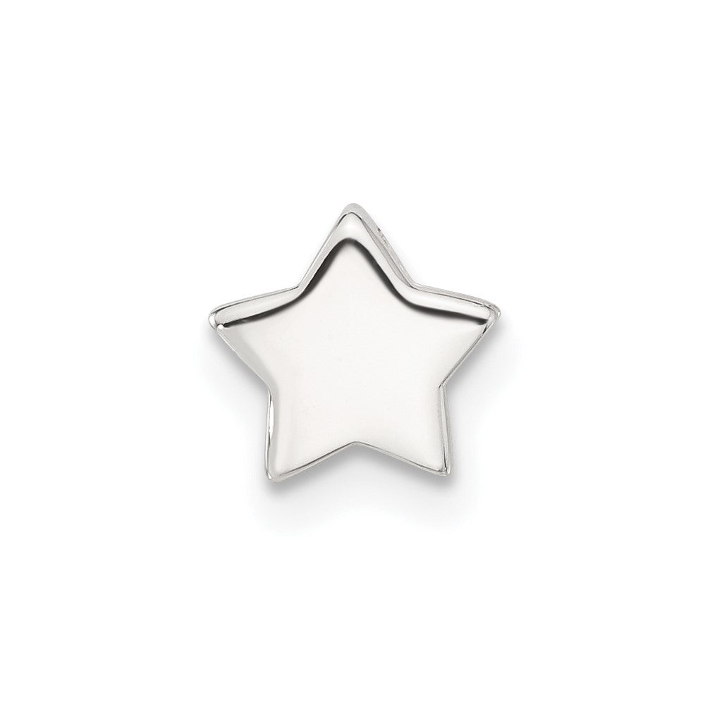 Sterling Silver E-coated Star Slide Charm QC11492