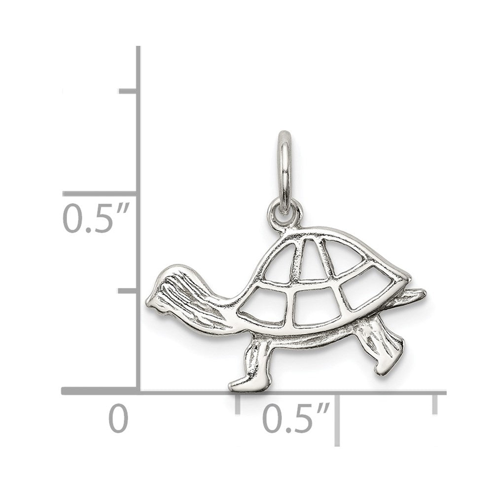 Sterling Silver Turtle Charm QC115