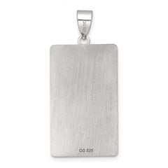 Sterling Silver Strength Tarot Card Pendant QC11518