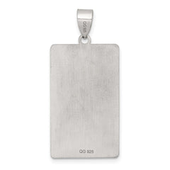 Sterling Silver The Hermit Tarot Card Pendant QC11519