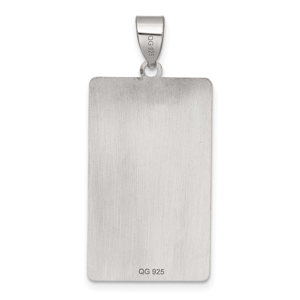 Sterling Silver The Hanged Man Tarot Card Pendant QC11522