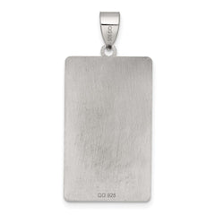 Sterling Silver Death Tarot Card Pendant QC11523