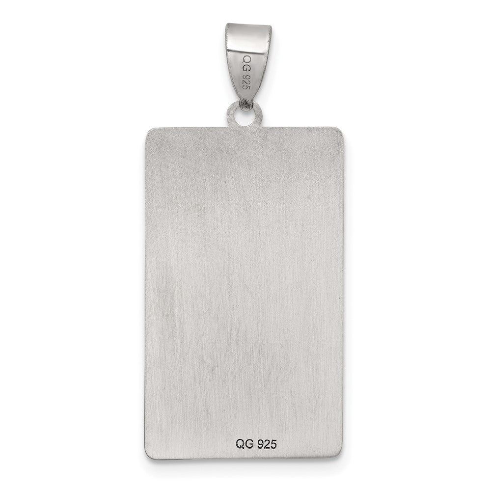 Sterling Silver The Devil Tarot Card Pendant QC11525