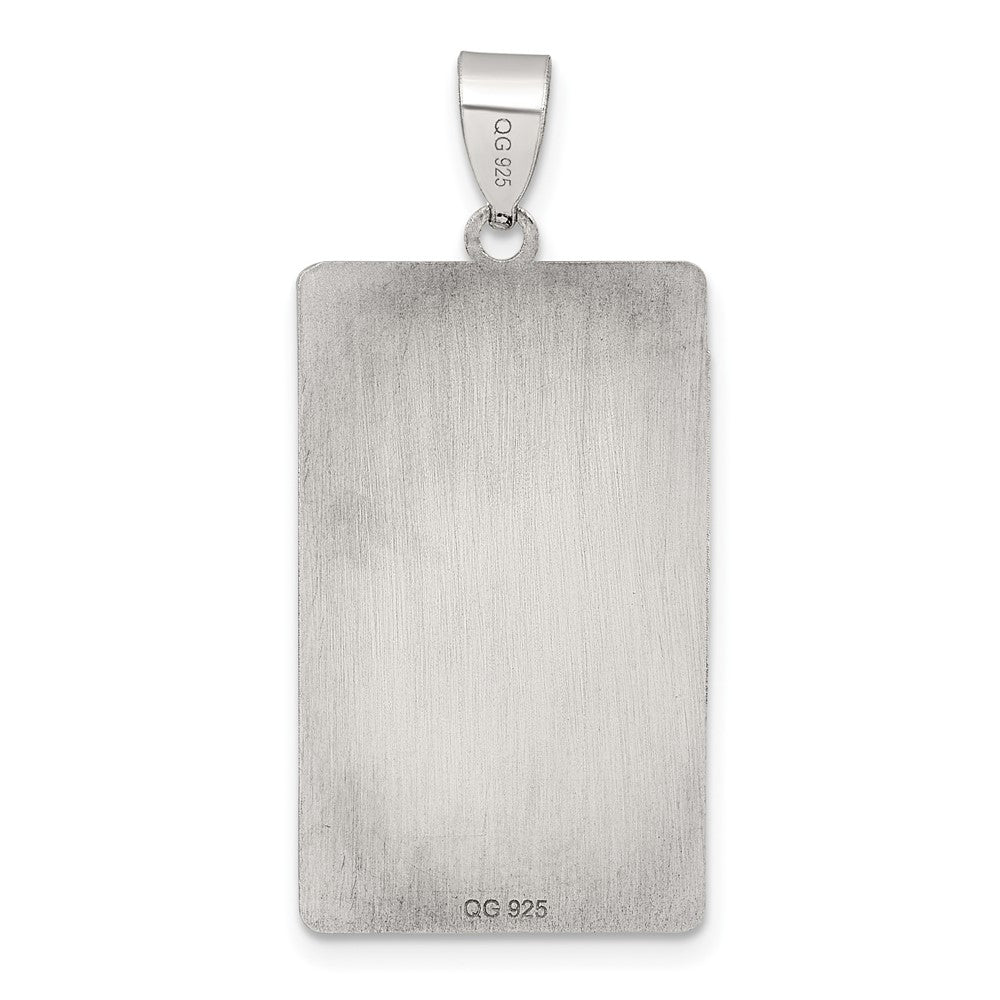 Sterling Silver Judgement Tarot Card Pendant QC11530